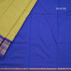 Kalyani Cotton Lime Green Saree With Zari Buttas And Contrast Border