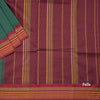 Dharwad Cotton Green Plain Saree 04