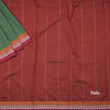 Dharwad Cotton Green Plain Saree 05