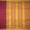 Kalyani Cotton Maroon Color Checked Saree