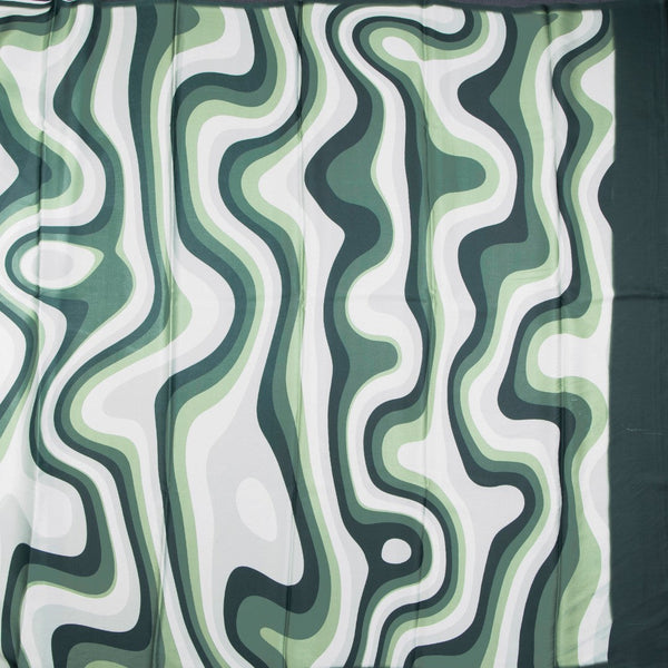 Faux Crepe Multi Colour Printed Saree 21