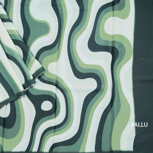 Faux Crepe Multi Colour Printed Saree 21