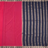 Semi Mysore Silk Red Plain Saree 09