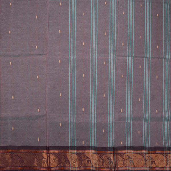 Bengali Cotton Shot Colour Thread Embossed Saree