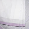Bengali Cotton White Thread Embossed Saree