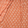 Mul Mul Cotton Light Orange Printed Saree