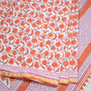 Mul Mul Cotton White Printed Saree 06