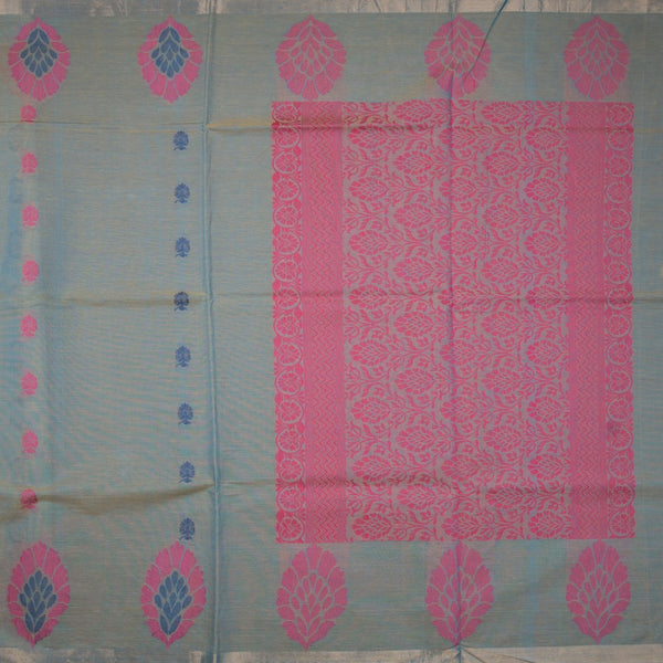 Negamam Cotton Shot Colour Embossed Saree