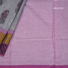 Negamam Cotton Grey Mango Printed Saree