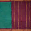 10 Yards Peacock Green Sungudi Cotton Saree Without Blouse