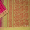 Kanchi Cotton Hot Pink Thread Embossed Saree
