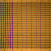 Poly Cotton Multi Colour Checked Saree With Mango Zari Border