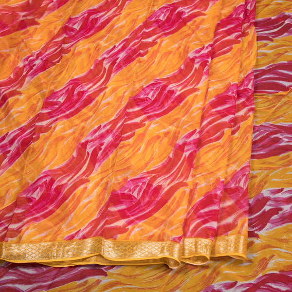 Chiffon Multi Colour Printed Saree