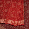 Chiffon Red Printed Saree