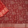 Chiffon Red Printed Saree