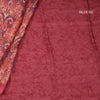 Chiffon Rose Pink Printed Saree