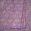 Chiffon Lavender Printed Saree