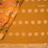 Chiffon Yellow Printed Saree 02
