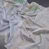 Semi Raw Silk Light Blue Printed Saree 11 - Kumaran Silks