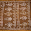 Sungudi Cotton Cinnamon Brown Printed Saree