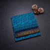 Sungudi Cotton Blue Printed Saree Without Blouse 06