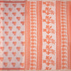 Chanderi Cotton Light Peach Printed Saree