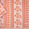 Chanderi Cotton Light Peach Printed Saree