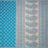 Chanderi Cotton Blue Printed Saree 02