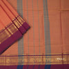Chettinad Cotton Shot Colour Plain Saree With Zari Border Without Blouse 03