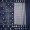 Semi Raw Silk Navy Blue Zari Worked Saree