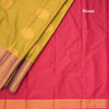 Semi Silk Mustard Zari Worked Saree 04