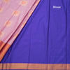 Semi Silk Onion Pink Zari Worked Saree
