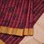 Poly Cotton Maroon Printed Saree