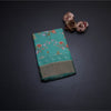 Pure Tussar Mint Green Floral Printed Saree
