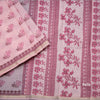 Chanderi Cotton Light Pink Printed Saree