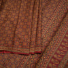 Chanderi Cotton Maroon Printed Saree 02