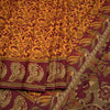 Chanderi Cotton Mango Yellow Printed Saree