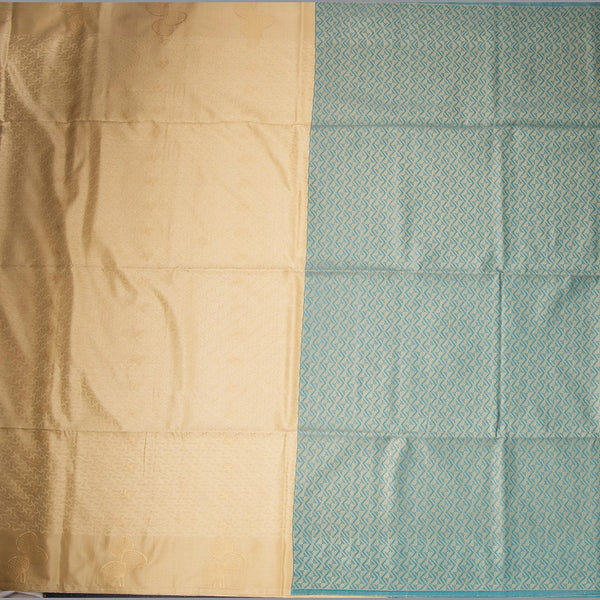 Semi Soft Silk Sandal Thread Work Saree