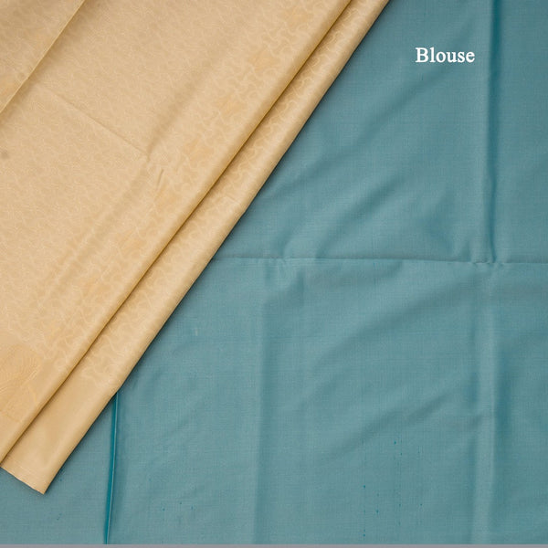 Semi Soft Silk Sandal Thread Work Saree