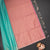 Semi Soft Silk Turquoise Thread Work Saree With Zari Buttas
