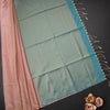 Semi Soft Silk Brown Thread Work Saree With Zari Buttas