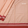 Dharwad Cotton Cream Micro Checked Saree 03 - Kumaran Silks