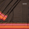 Dharwad Cotton Black Striped Saree - Kumaran Silks