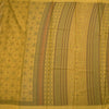 Chanderi Cotton Mustard Printed Saree