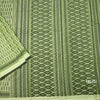Chanderi Cotton Light Green Printed Saree 03