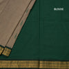Kalyani Cotton Light Grey Saree With Small Buttas And Zari Border