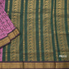 Kalyani Cotton Pink Printed Saree With Zari Border