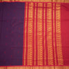 Kalyani Cotton Purple Saree With Small Buttas And Zari Border 02