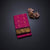 Gadwal Cotton Rose Pink Saree With Zari Buttas And Zari Border Without Blouse