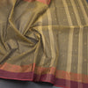 Bengali Cotton Mehandi Green Thread Work Saree